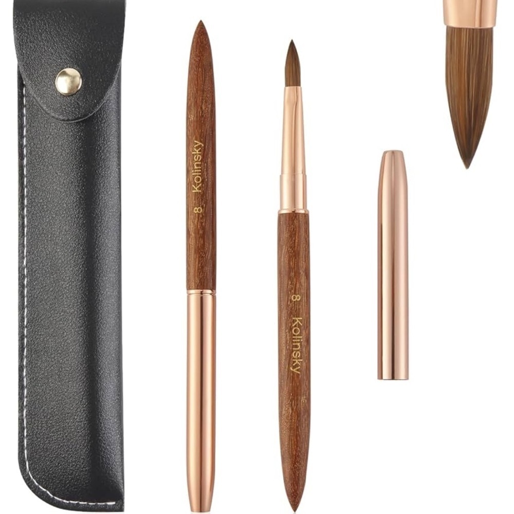 Acrylic Nail Brush, Kolinsky Nail Brushes for Acrylic Application #12